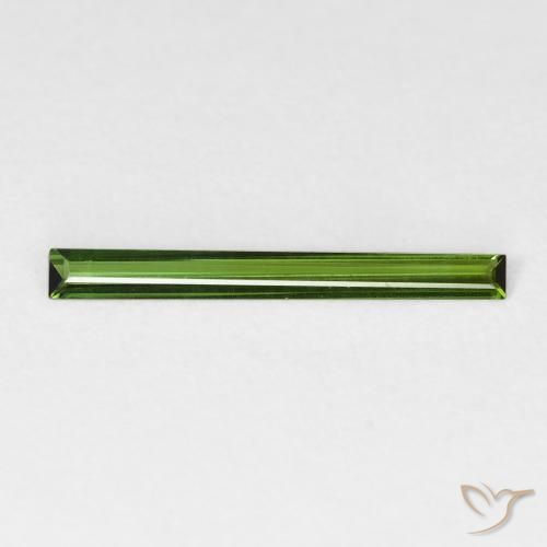 0.49ct 天然 大地绿 碧玺, 狭长方形, VVS-VS