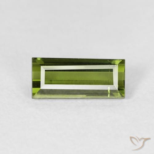 1.20ct 天然 大地绿 碧玺, 狭长方形, VVS-VS