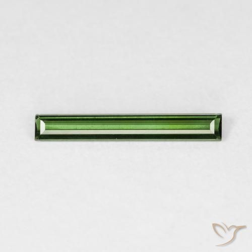 0.44ct 天然 森林绿 碧玺, 狭长方形, VVS-VS