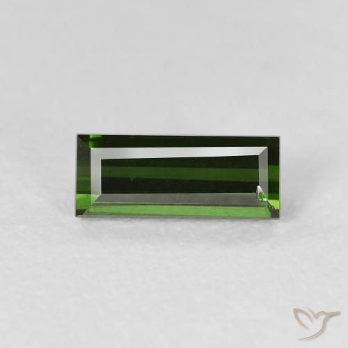0.77ct 天然 大地绿 碧玺, 狭长方形, VS