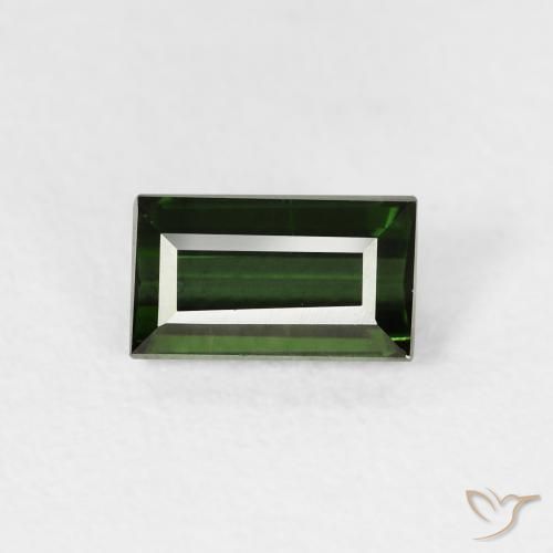 0.86ct 天然 大地绿 碧玺, 狭长方形, VVS-VS