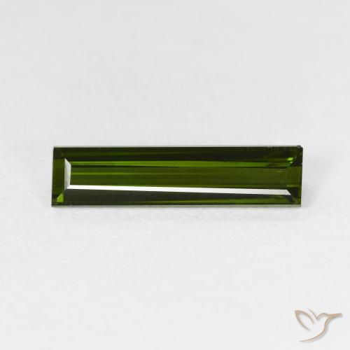 1.63ct 天然 大地绿 碧玺, 狭长方形, VS