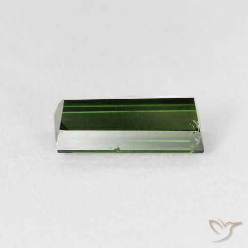 1.12克拉天然碧玺，狭长方形，VVS-VS