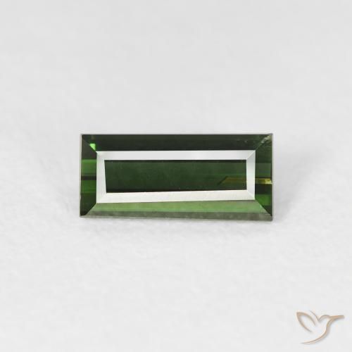 0.79ct 天然 大地绿 碧玺, 狭长方形, VS