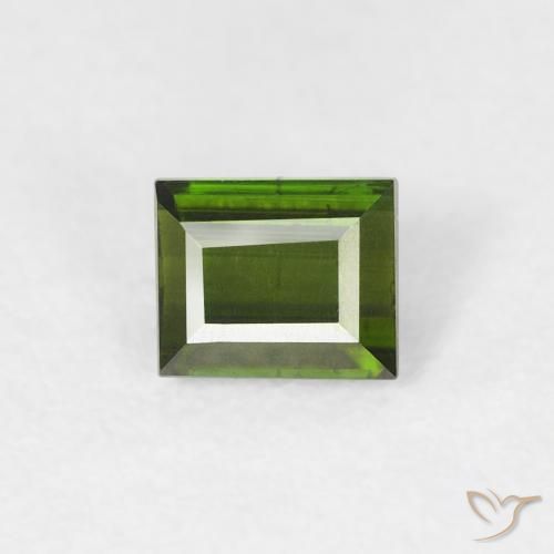 0.46ct 天然 森林绿 碧玺, 狭长方形, VS