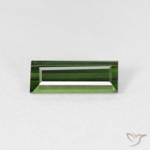 0.86ct 天然 大地绿 碧玺, 狭长方形, VS
