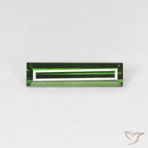 1.17ct 天然 森林绿 碧玺, 狭长方形, VS