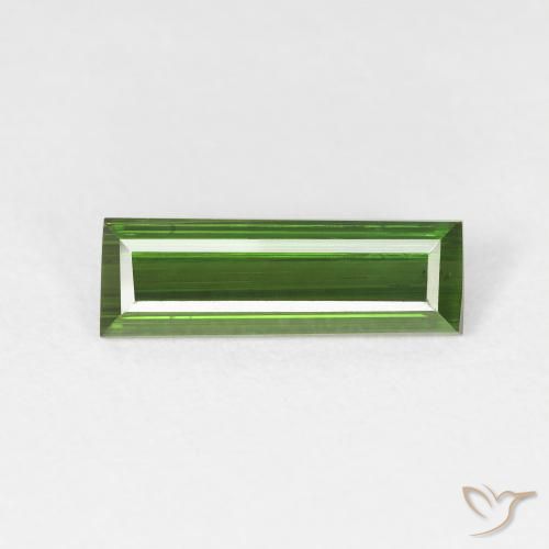 1.27ct 天然 森林绿 碧玺, 狭长方形, VS