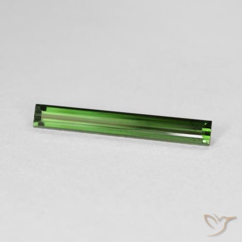 1.14ct 天然 大地绿 碧玺, 狭长方形, VVS-VS