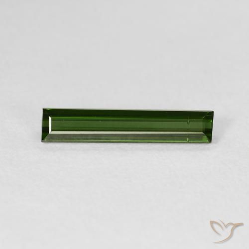 1.18ct 天然 大地绿 碧玺, 狭长方形, VVS-VS