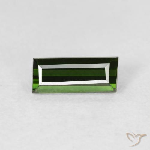 0.87ct 天然 大地绿 碧玺, 狭长方形, VVS