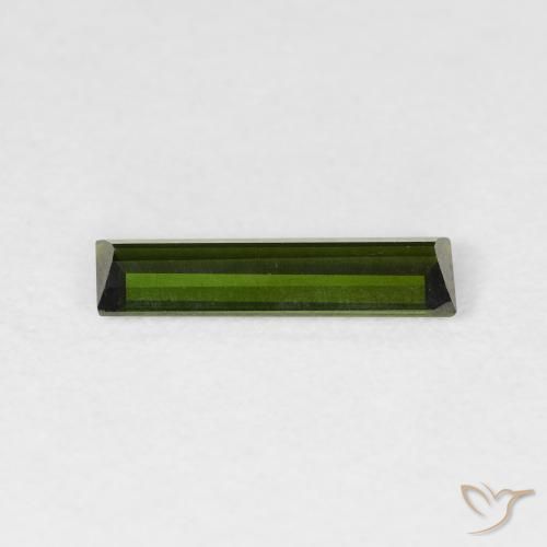 0.83克拉天然碧玺，狭长方形，VVS