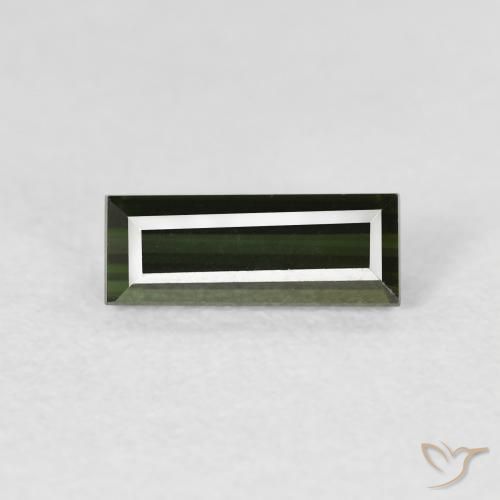 0.84ct 天然 大地绿 碧玺, 狭长方形, VVS
