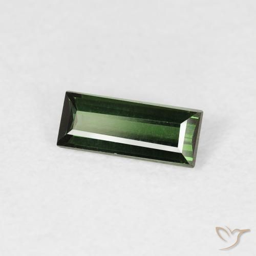 0.35克拉天然碧玺，狭长方形，VVS