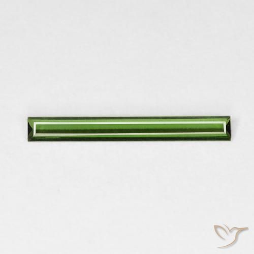 0.50ct 天然 大地绿 碧玺, 狭长方形, VVS