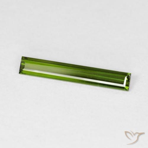 0.55克拉天然碧玺，狭长方形，VVS