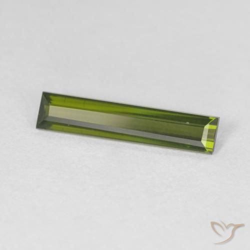 0.95克拉天然碧玺，狭长方形，VVS