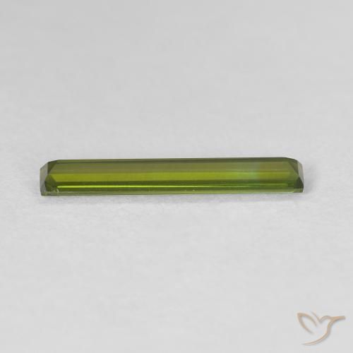 0.62克拉天然碧玺，狭长方形，VVS