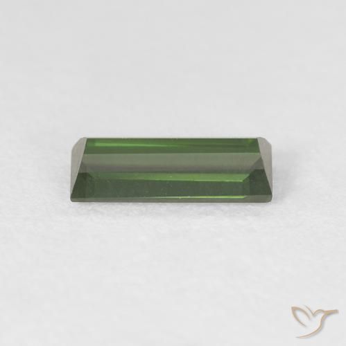 0.76克拉天然碧玺，狭长方形，VVS