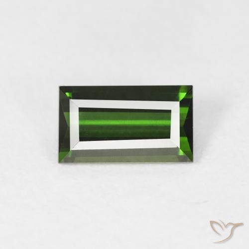 0.82ct 天然 大地绿 碧玺, 狭长方形, VVS
