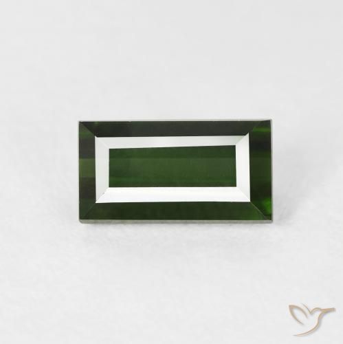 1.18ct 天然 森林绿 碧玺, 狭长方形, VVS