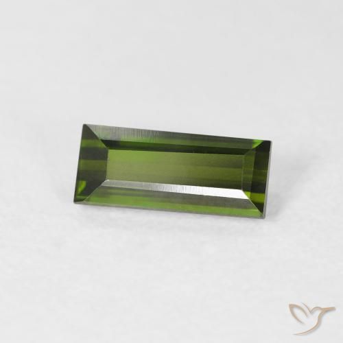 0.95克拉天然碧玺，狭长方形，VVS