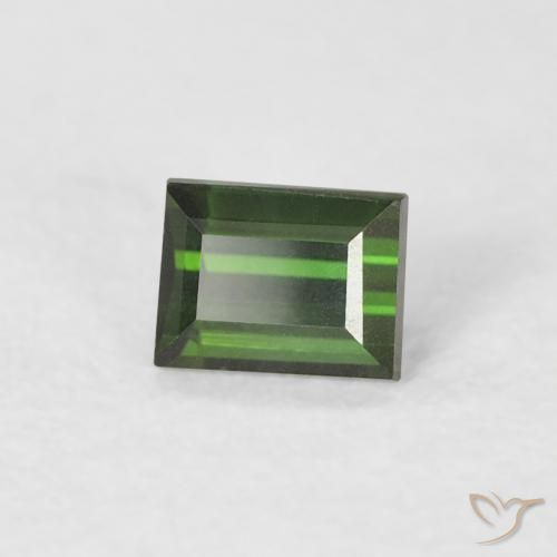 0.35克拉天然碧玺，狭长方形，VVS