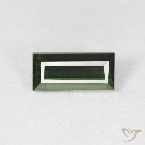 1.01ct 天然 森林绿 碧玺, 狭长方形, VS