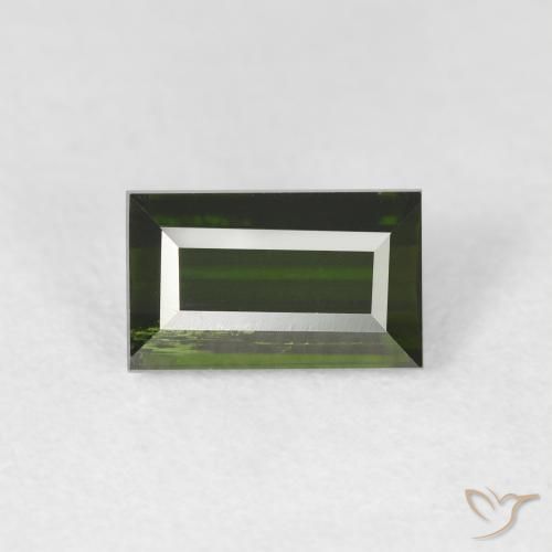 1.71ct 天然 森林绿 碧玺, 狭长方形, VS