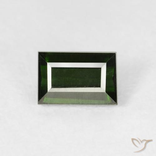 1.16ct 天然 深绿色 碧玺, 狭长方形, VVS