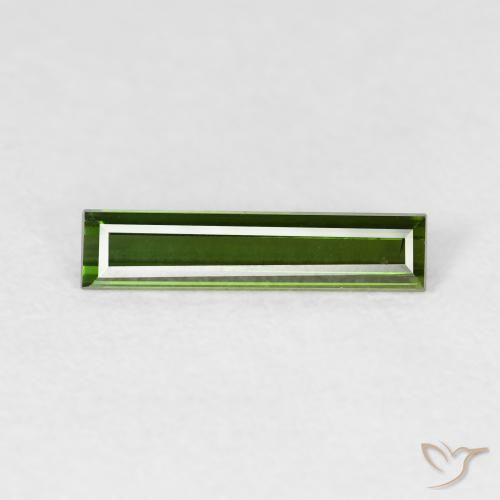 0.70ct 天然 大地绿 碧玺, 狭长方形, VVS