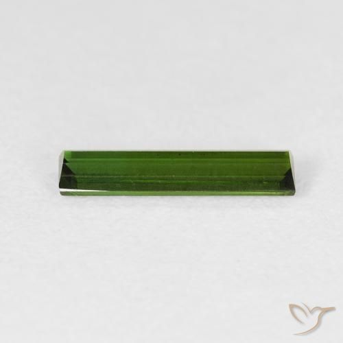 0.70克拉天然碧玺，狭长方形，VVS