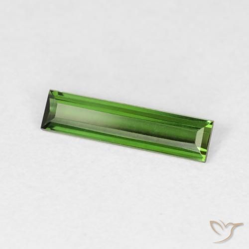 0.51克拉天然碧玺，狭长方形，VVS