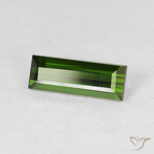 0.95克拉天然碧玺，狭长方形，VVS