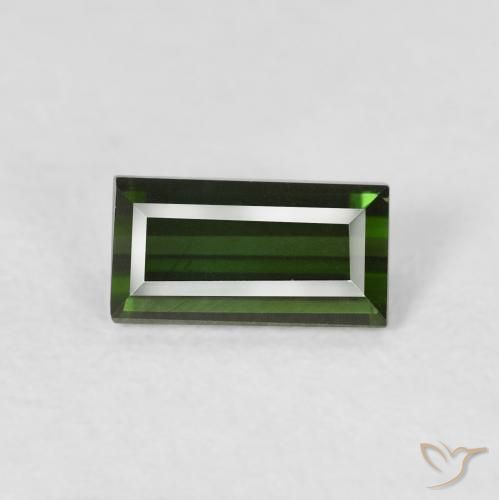 0.95ct 天然 暖绿 碧玺, 狭长方形, VVS