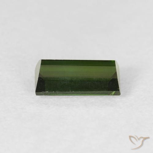 0.95克拉天然碧玺，狭长方形，VVS