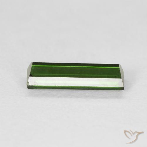 1.20克拉天然碧玺，狭长方形，VVS