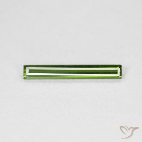 0.47ct 天然 深绿色 碧玺, 狭长方形, VVS