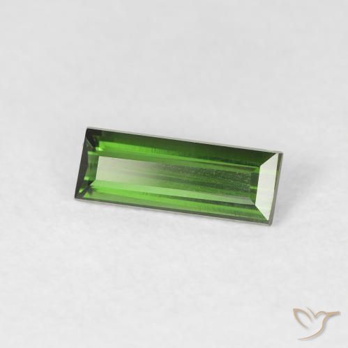 0.57克拉天然碧玺，狭长方形，VVS