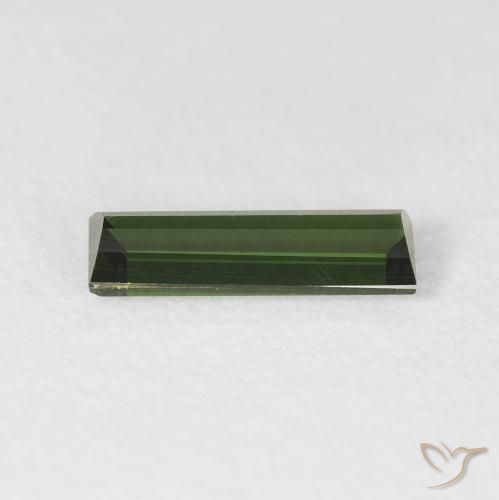 0.71克拉天然碧玺，狭长方形，VVS