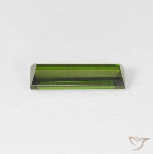 0.69克拉天然碧玺，狭长方形，VVS
