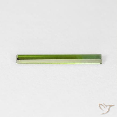 0.41克拉天然碧玺，狭长方形，VVS