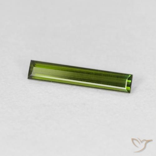 0.51克拉天然碧玺，狭长方形，VVS