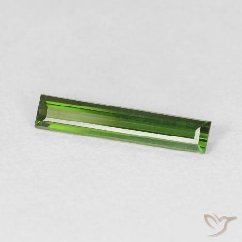 0.64克拉天然碧玺，狭长方形，VVS