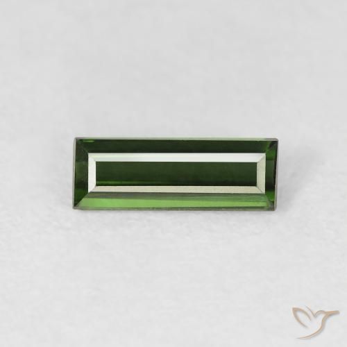 0.64ct 天然 森林绿 碧玺, 狭长方形, VVS