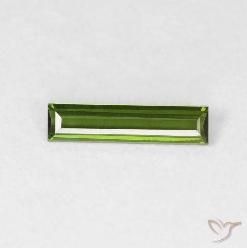 0.38ct 天然 大地绿 碧玺, 狭长方形, VVS