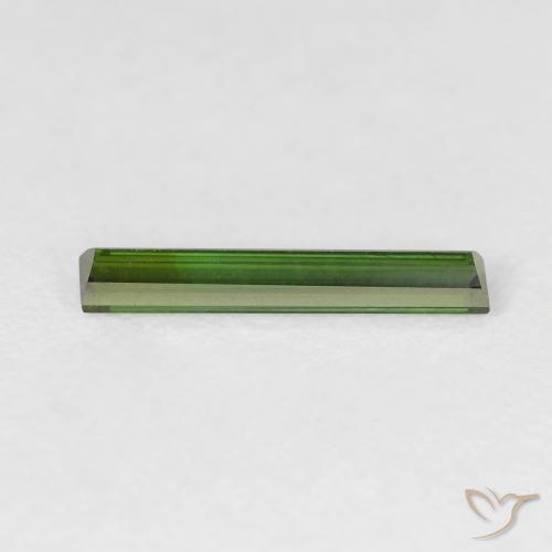 0.71克拉天然碧玺，狭长方形，VVS