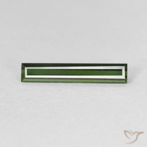 0.95ct 天然 森林绿 碧玺, 狭长方形, VVS