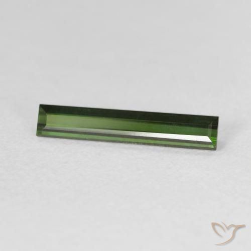 0.95克拉天然碧玺，狭长方形，VVS