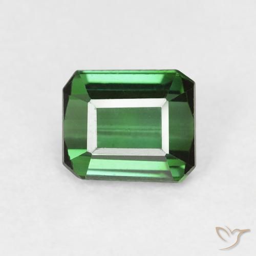 0.67ct 天然 绿色 碧玺, 祖母绿式切割, VS